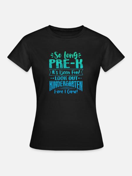 Kindergarten - Frauen T-Shirt - Schwarz