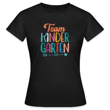 Kindergarten - Women's T-Shirt - black - Front - AI Model Female 172 dark (172cm)