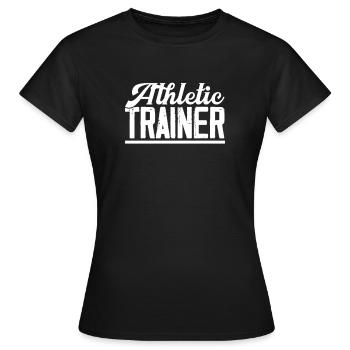 Sports Physician - Women's T-Shirt - black - Front - AI Model Female 172 dark (172cm)