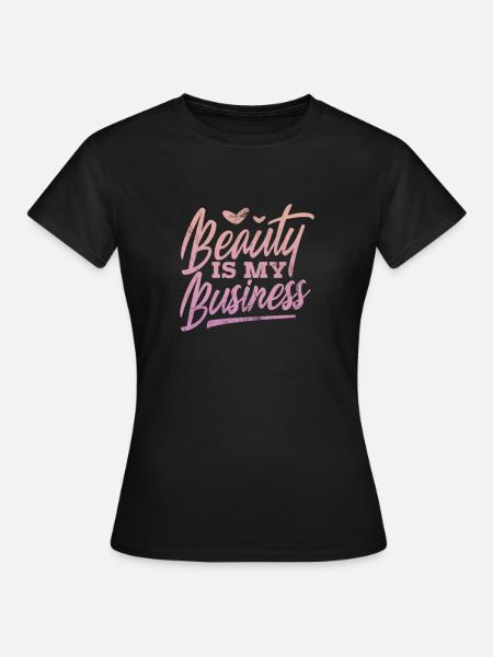 Kosmetikerin - Frauen T-Shirt - Schwarz