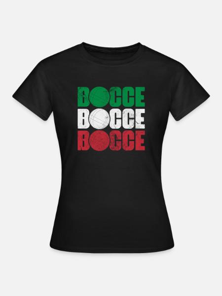 Boccia - Frauen T-Shirt - Schwarz