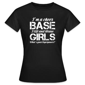 Cheerleader - T-shirt Femme - noir - Devant - AI Model Female 172 dark (172cm)