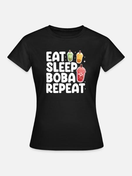 Bubble Tea - Frauen T-Shirt - Schwarz
