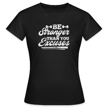 Bodybuilder - Frauen T-Shirt - Schwarz - Vorne - AI Model Female 172 dark (172cm)