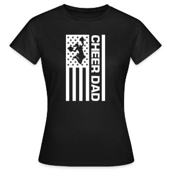 Cheerleader - T-shirt Femme - noir - Devant - AI Model Female 172 dark (172cm)