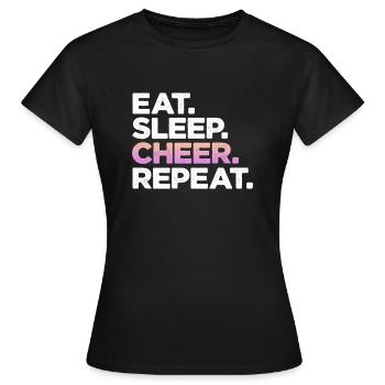 Cheerleader - T-shirt Femme - noir - Devant - AI Model Female 172 dark (172cm)
