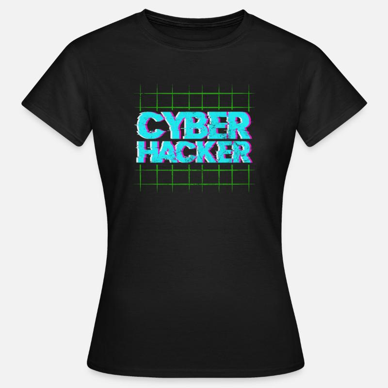 Hacker - Frauen T-Shirt - Schwarz