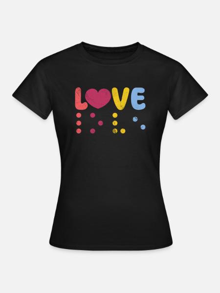 Braille - Women's T-Shirt - black
