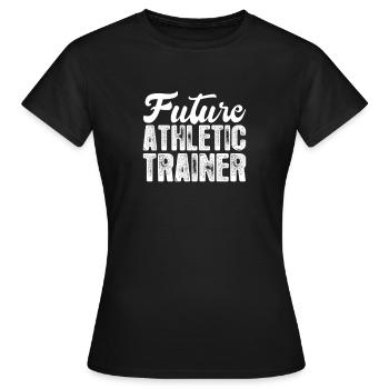 Sports Physician - Women's T-Shirt - black - Front - AI Model Female 172 dark (172cm)
