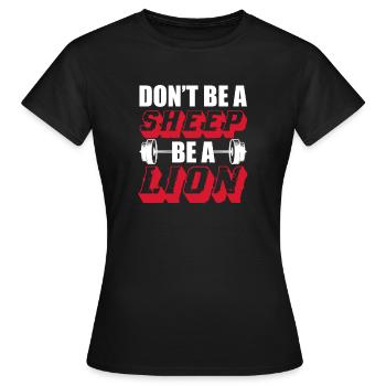 Bodybuilder Body Building Fitness Gym Cadeau - T-shirt Femme - noir - Devant - AI Model Female 172 dark (172cm)