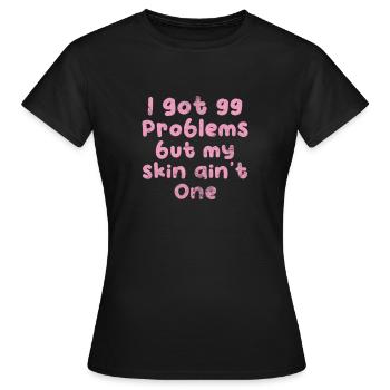 Esthéticien - T-shirt Femme - noir - Devant - AI Model Female 172 dark (172cm)