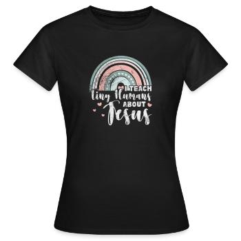 Bible - T-shirt Femme - noir - Devant - AI Model Female 172 dark (172cm)