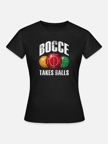 Boccia - Frauen T-Shirt - Schwarz