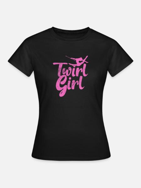 Baton Twirling - Frauen T-Shirt - Schwarz