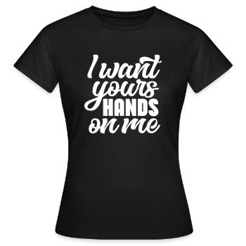 Sadomaso BDSM Domina SM Sado Maso Geschenk - Frauen T-Shirt - Schwarz - Vorne - AI Model Female 172 dark (172cm)