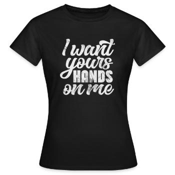 Sadomaso - Women's T-Shirt - black - Front - AI Model Female 172 dark (172cm)