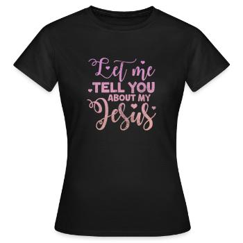 Bible - Women's T-Shirt - black - Front - AI Model Female 172 dark (172cm)