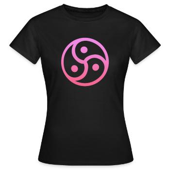 Sadomaso BDSM Domina SM Sado Maso Geschenk - Frauen T-Shirt - Schwarz - Vorne - AI Model Female 172 dark (172cm)