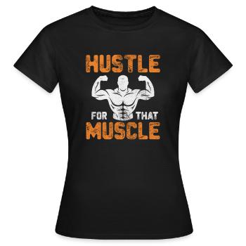 Bodybuilder - Frauen T-Shirt - Schwarz - Vorne - AI Model Female 172 dark (172cm)