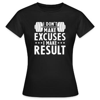 Bodybuilder Body Building Fitness Gym Cadeau - T-shirt Femme - noir - Devant - AI Model Female 172 dark (172cm)