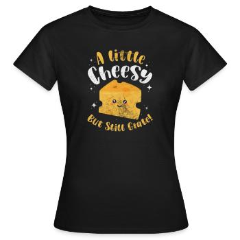 Fromage - T-shirt Femme - noir - Devant - AI Model Female 172 dark (172cm)