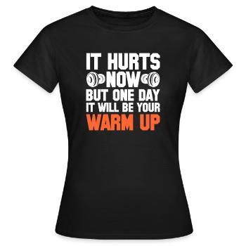 Bodybuilder Body Building Fitness Gym cadeau - T-shirt Femme - noir - Devant - AI Model Female 172 dark (172cm)