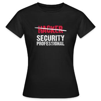 Hacker - T-shirt Femme - noir - Devant - AI Model Female 172 dark (172cm)
