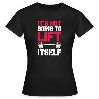 Bodybuilder Body Building Fitness Gym cadeau - T-shirt Femme - noir - Devant - AI Model Female 172 dark (172cm)