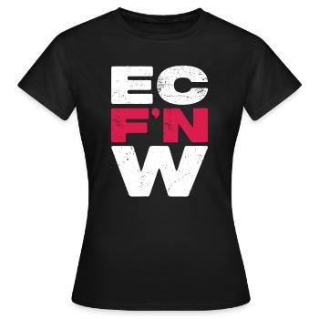 Wrestling Wrestler Fight Wrestling Ringer Gift - Women's T-Shirt - black - Front - AI Model Female 172 dark (172cm)