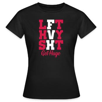 Bodybuilder Body Building Fitness Gym cadeau - T-shirt Femme - noir - Devant - AI Model Female 172 dark (172cm)