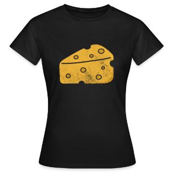Fromage - T-shirt Femme - noir - Devant - AI Model Female 172 dark (172cm)