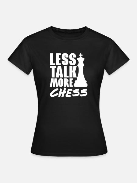 Schach - Frauen T-Shirt - Schwarz