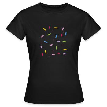 Eiscreme - Frauen T-Shirt - Schwarz - Vorne - AI Model Female 172 dark (172cm)