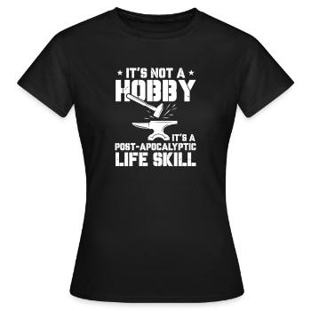 Schmied Schiede Amboss Messerschmied Geschenk - Frauen T-Shirt - Schwarz - Vorne - AI Model Female 172 dark (172cm)