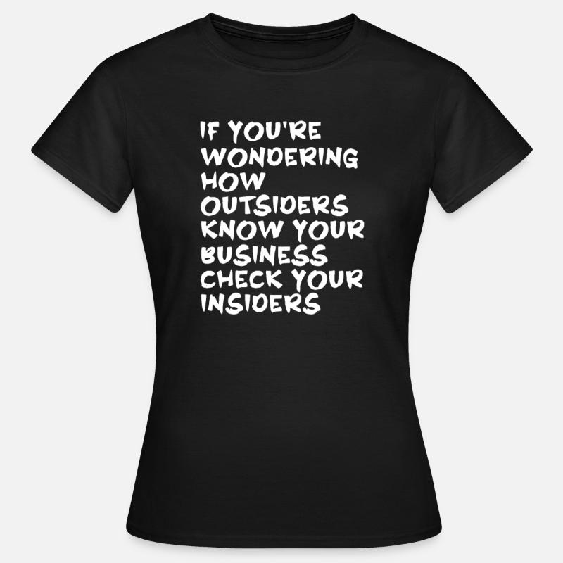 Hacker Coder Computerfreak Nerd Hacking Geschenk - Frauen T-Shirt - Schwarz