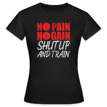 Bodybuilder - Frauen T-Shirt - Schwarz - Vorne - AI Model Female 172 dark (172cm)