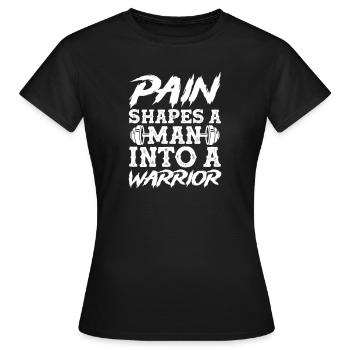 Bodybuilder Body Building Fitness Gym cadeau - T-shirt Femme - noir - Devant - AI Model Female 172 dark (172cm)