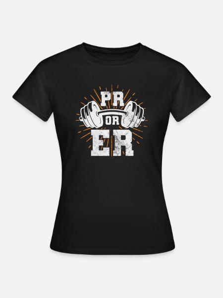 Bodybuilder - Frauen T-Shirt - Schwarz