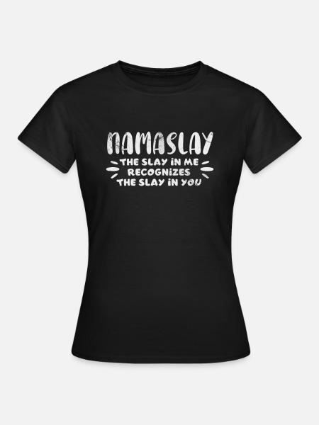 Meditation - Frauen T-Shirt - Schwarz