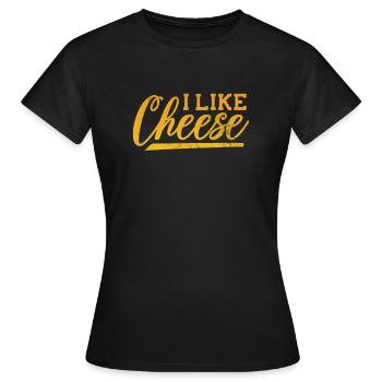 Fromage - T-shirt Femme - noir - Devant - AI Model Female 172 dark (172cm)