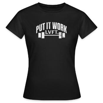 Bodybuilder - Frauen T-Shirt - Schwarz - Vorne - AI Model Female 172 dark (172cm)