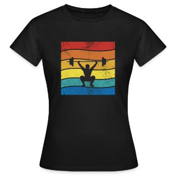 Bodybuilder - Frauen T-Shirt - Schwarz - Vorne - AI Model Female 172 dark (172cm)