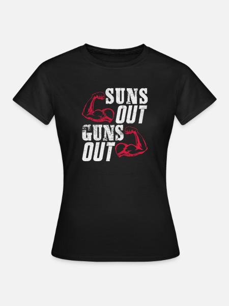 Bodybuilder - Frauen T-Shirt - Schwarz