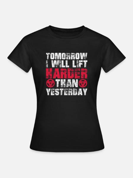 Bodybuilder - Frauen T-Shirt - Schwarz