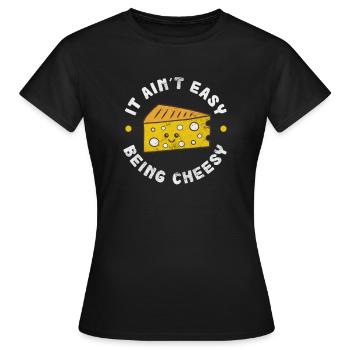 Fromage - T-shirt Femme - noir - Devant - AI Model Female 172 dark (172cm)