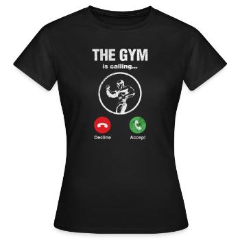 Bodybuilder - Frauen T-Shirt - Schwarz - Vorne - AI Model Female 172 dark (172cm)