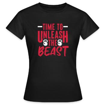 Bodybuilder Body Building Fitness Gym cadeau - T-shirt Femme - noir - Devant - AI Model Female 172 dark (172cm)