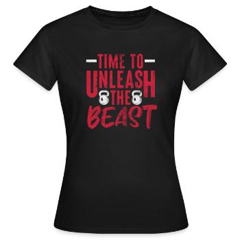 Bodybuilder - Frauen T-Shirt - Schwarz - Vorne - AI Model Female 172 dark (172cm)