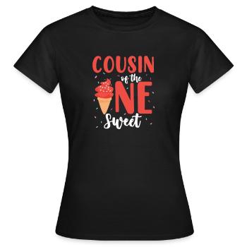 Eiscreme Eis Eiskrem Ice Cream Sommer Geschenk - Frauen T-Shirt - Schwarz - Vorne - AI Model Female 172 dark (172cm)
