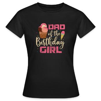 Eiscreme - Frauen T-Shirt - Schwarz - Vorne - AI Model Female 172 dark (172cm)